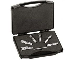 MILWAUKEE WIERTŁO TREPANACYJNE / FREZY OBWODOWE DO METALU KOMPLET 6szt. FI=14-16-18-20-22-24mm WELDON