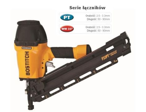 BOSTITCH GWOŹDZIARKA PNEUMATYCZNA 50-90mm PT/WW F33PT-E