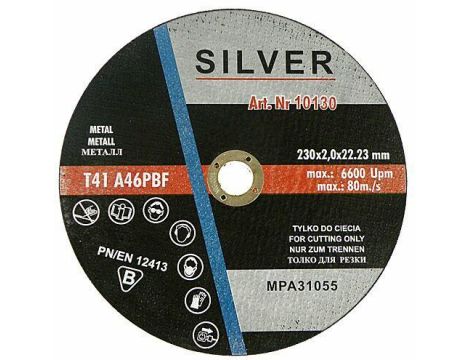 TARCZA DO CIĘCIA METALU 230 x 2,5 x 22,2mm
