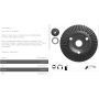 TARPOL TARNIK SKOŚNY FI = 125mm x 3 x 22,2mm,  GŁADŹ WYŻSZA  T-15 - 2