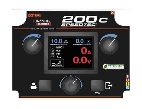 LINCOLN PÓŁAUTOMAT SPAWALNICZY SPEEDTEC 200C 230V 3w1 MIG/MAG MMA TIG - 2