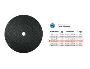 INCOFLEX TARCZA DO CIECIA METALU 350 x 3,5 x 25,4mm - image 2