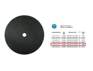 INCOFLEX TARCZA DO CIECIA METALU 350 x 3,5 x 32mm - image 2