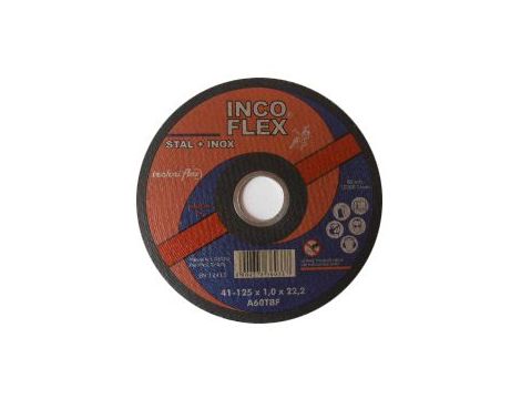 INCOFLEX TARCZA DO CIECIA STALI + STAL NIERDZEWNA (INOX) 115 x 1,0 x 22,2mm - 2