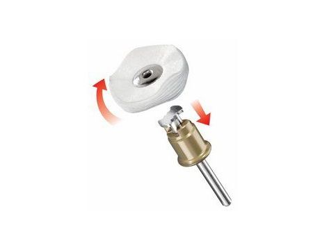 DREMEL EZ SPEEDCLIC: TARCZA POLERSKA Z TKANINY