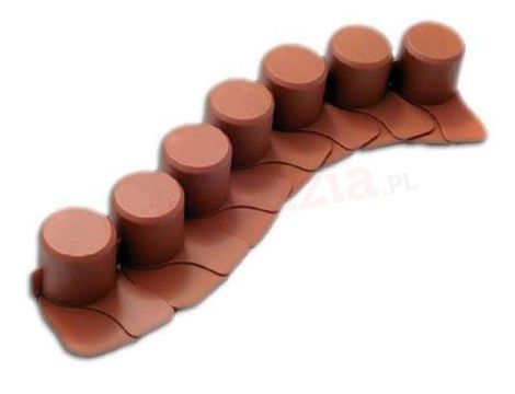 PROSPERPLAST PALISADA OGRODOWA 7 TERAKOTA 4,05m - 2