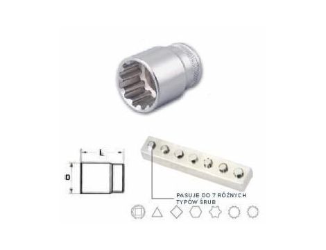 JONNESWAY NASADKA SUPER TECH 1/4"  11mm