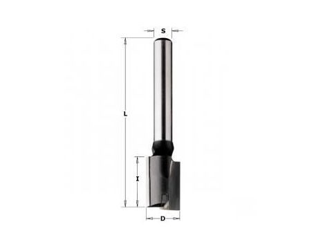 CMT FREZ PROSTY Z OSTRZEM WIERCĄCYM HM D=8 I=30 L=70 S=8