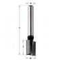 CMT FREZ PROSTY Z OSTRZEM WIERCĄCYM HM D=8 I=30 L=70 S=8 - 2