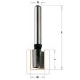 CMT FREZ PROSTY WIERCĄCY HM D=14 I=40 L=90 S=8 - 2