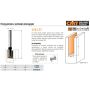 CMT FREZ PROSTY WIERCĄCY HM D=14 I=40 L=90 S=8 - 3