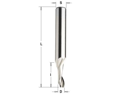 CMT FREZ SPIRALNY DO ALUMINIUM HM D=10 I=14 L=80 S=8%%%