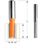 CMT FREZ PROSTY KRÓTKI HM D= 2 I=8 L=38 S=6%%% - 2