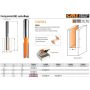 CMT FREZ PROSTY DŁUGI HM D= 6 I=25,4 L=60 S=6 - 3