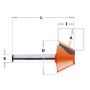 CMT FREZ DO FAZOWANIA, SKOSÓW HM A=45 D=25 I=8 L=41 S=8. - 2