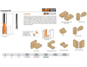 CMT FREZ PROSTY KRÓTKI  HM D=15 I=20 L=57,2 S=8 - image 2