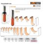 CMT FREZ DO KORYTEK I CZASZ HM R= 7,9 D=15,8 I=15,8 S=8 - 2