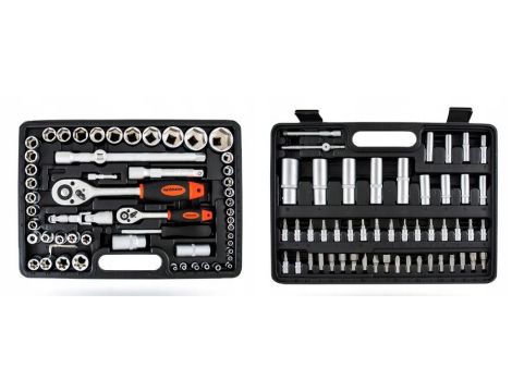 GEKO ZESTAW KLUCZY NASADOWYCH 108cz. L-TECH 10151 - 2