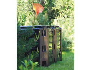 PROSPERPLAST KOMPOSTOWNIK  800L CZARNY MODULE 2-SEGMENTY 1350 x 719 x 826mm - image 2