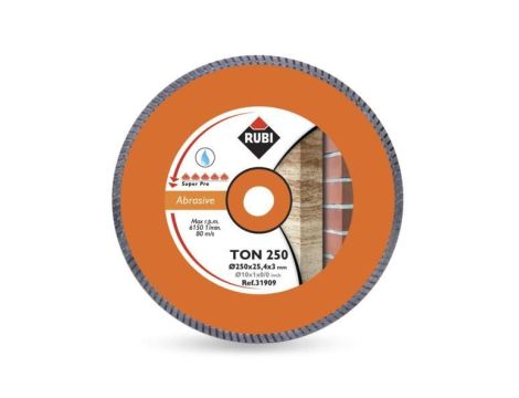 RUBI TARCZA DIAMENTOWA TON 250 x 25,4mm SUPERPRO