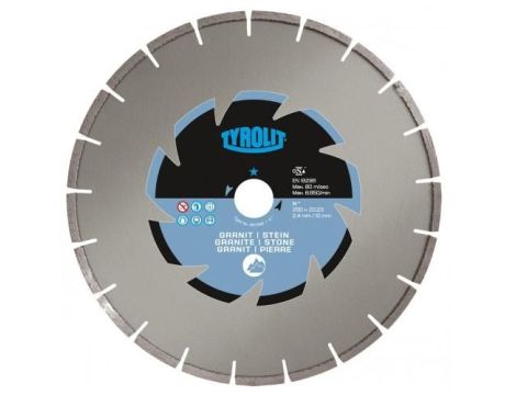 TYROLIT TARCZA DIAMENTOWA DO GRANITU EH-T 250 x 35(30,25,4)mm C3W