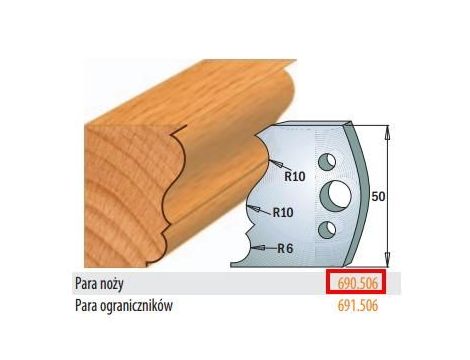 CMT NOŻE PROFILOWE HSS 50 x 4mm   690.506