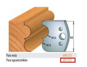 CMT OGRANICZNIKI NOŻY PROFILOWYCH 50mm   691.5572