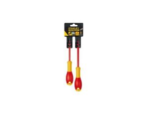 STANLEY WKRĘTAKI IZOLOWANE KOMPLET - 2 szt. PZ1 x 100mm + PZ2 x 125mm FATMAX