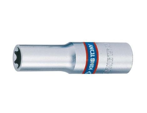 KING TONY NASADKA DŁUGA GWIAZDKOWA / TORX 3/8" E6 x 63mm CHROM