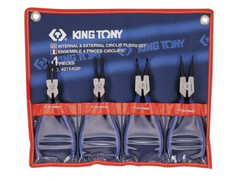 KING TONY SZCZYPCE SEGERA KOMPLET 4 elem. ETUI
