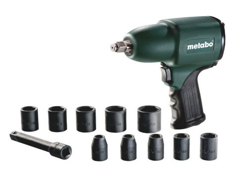 METABO KLUCZ UDAROWY PNEUMATYCZNY 1/2" 360Nm DSSW360 SET + AKCESORIA 11elem.
