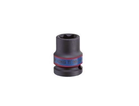 KING TONY NASADKA KRÓTKA UDAROWA GWIAZDKOWA / TORX 1/2" E20 x 38mm CR-MO - 2