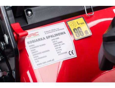 NAC KOSIARKA SPALINOWA BEZ NAPĘDU 42cm BRIGGS & STRATTON 125cc  LP42-450E - 2