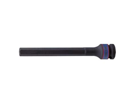 KING TONY NASADKA DŁUGA UDAROWA 1/2" Z KOŃCÓWKĄ HEX / IMBUS 14 x 150m
