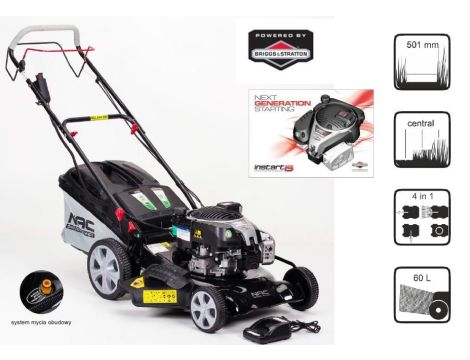 NAC KOSIARKA SPALINOWA Z NAPĘDEM 53cm BRIGGS & STRATTON 161cc 775IS Z ROZRUSZNIKIEM LS50-775IS-HSDF