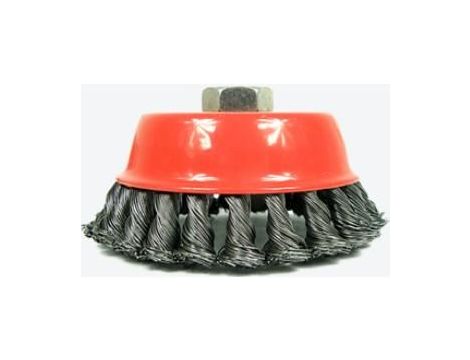 SZCZOTKA 65mm DOCZOŁOWA SKRĘCANA GWINT M14 SILVER  10342