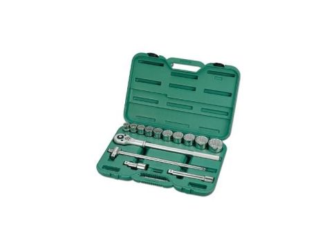 HONITON ZESTAW KLUCZY 14  ELEMENTÓW   3/4" NASADKI 12-KĄTNE 6214