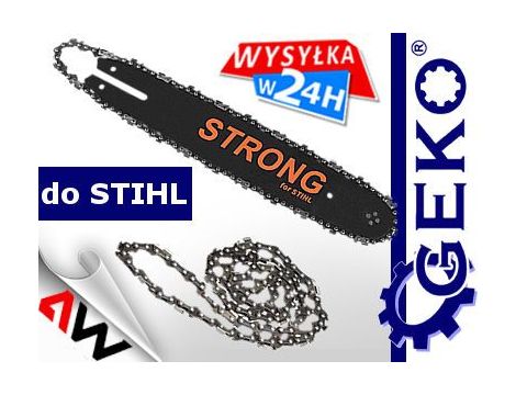 PROWADNICA 14"3/8`+2xŁAŃCUCH 050 50 DO