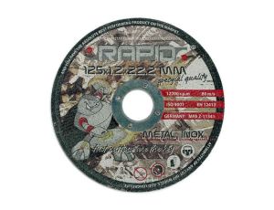 MAR-POL TARCZA DO METALU RAPID  125 x 1,2 x 22,2mm