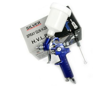 PISTOLET LAKIERNICZY Z GÓRNYM ZBIORNIKIEM HVLP G-2 SILVER