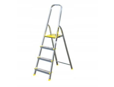 BAYERSYSTEM DRABINA ALUMINIOWA 120kg  4 STOPNIE - 3