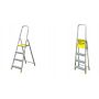 BAYERSYSTEM DRABINA ALUMINIOWA 120kg  4 STOPNIE - 3