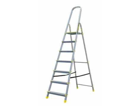 BAYERSYSTEM DRABINA ALUMINIOWA 120kg  7 STOPNI