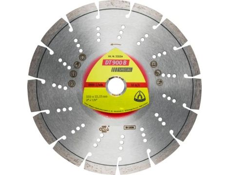 KLINGSPOR TARCZA DIAMENTOWA SEGMENTOWA 230mm x 2,6mm x 22,2mm  DT900B - 2