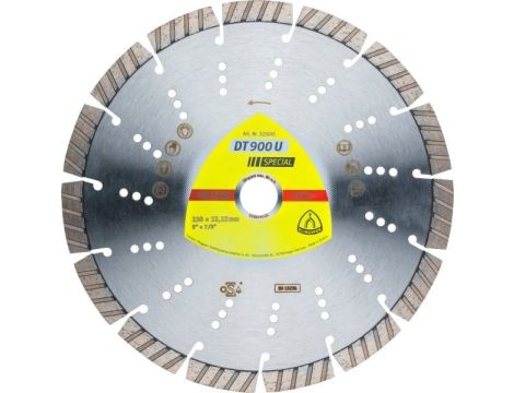 KLINGSPOR TARCZA DIAMENTOWA SEGMENTOWA 230mm x 2,6mm x 22,2mm DT900U