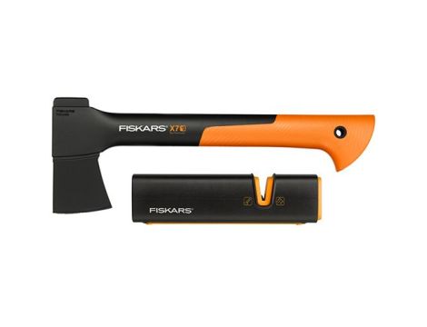 FISKARS SIEKIERA   X7 - XS +  OSTRZAŁKA  XSHARP SET