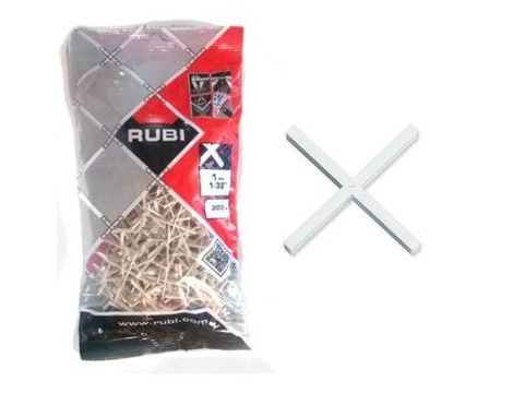 RUBI KRZYŻYKI DYSTANSOWE 1,0mm /300szt.