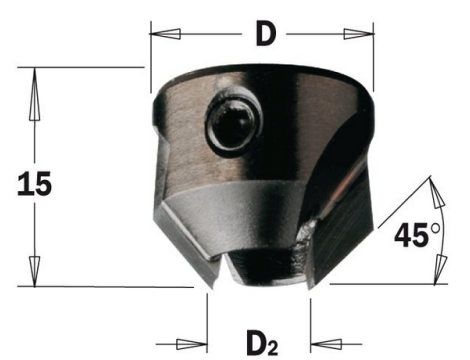 CMT GZYMKA HW D3=7 D=16 RH