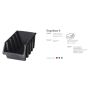 PATROL ERGOBOX 4 NIEBIESKI, 204 x 340 x 155mm - 3