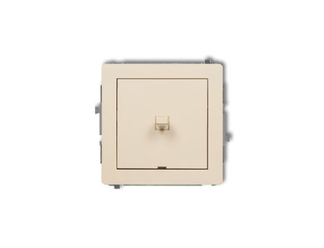 DECO Mechanizm łącznika krzyżowego w stylu amerykańskim (jeden klawisz bez piktogramu) beżowy 1DWPUS-6.1